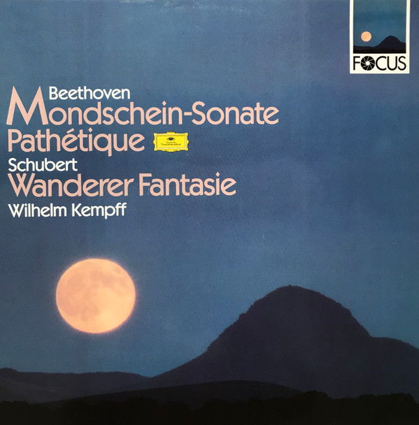 last ned album Wilhelm Kempff - Beethoven Mondschein Sonate Patetique Schubert Wanderer Fantasie