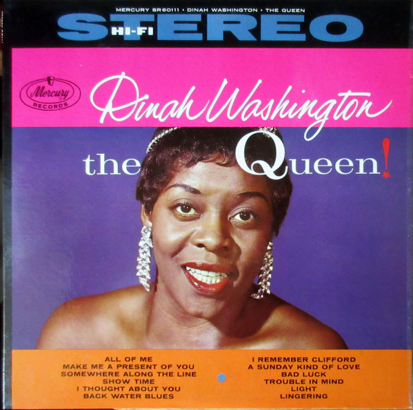 Dinah Washington – The Queen (1959, Vinyl) - Discogs