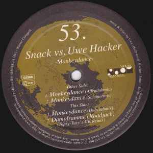 Snack vs. Uwe Hacker - Monkeydance album cover