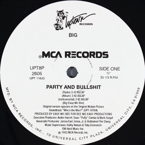BIG - Party And Bullshit | Releases | Discogs