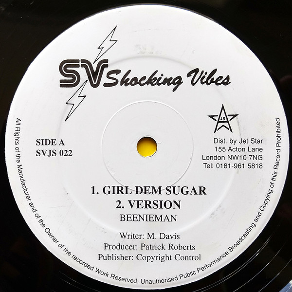 Beenie Man – Romie / Girls Dem Sugar (2000, Vinyl) - Discogs