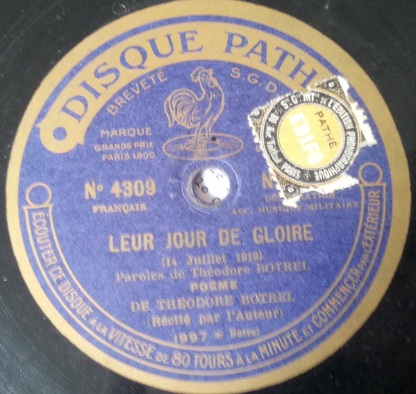 last ned album Download Theodore Botrel - Pour Nos Morts Sonnez Clairons Leur Jour De Gloire album
