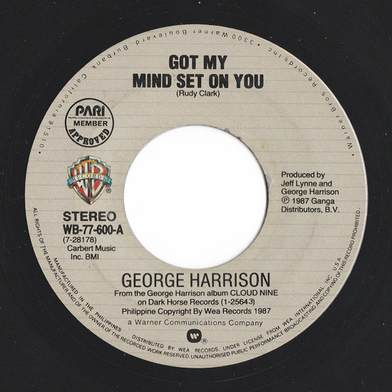 George Harrison, 'Got My Mind Set on You': Chart Rewind, 1988