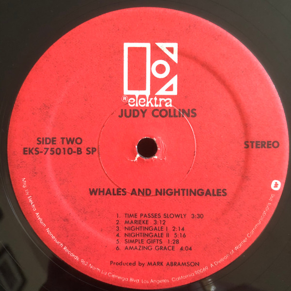 Judy Collins - Whales And Nightingales | Releases | Discogs