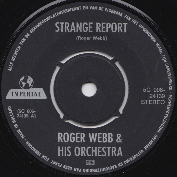 télécharger l'album Roger Webb & His Orchestra - Strange Report Summer Fancy