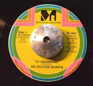 Seleccion Quinta - Tu Abandono album cover