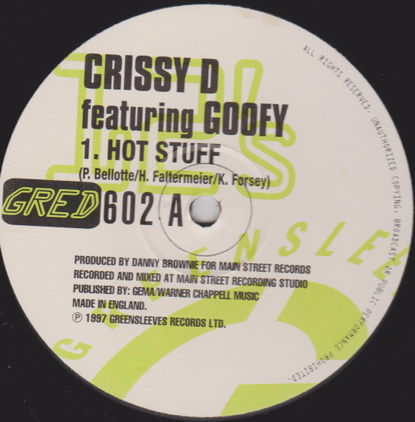 ヒット曲！CRISSY D(feat.GOOFY)/HOT STUFF