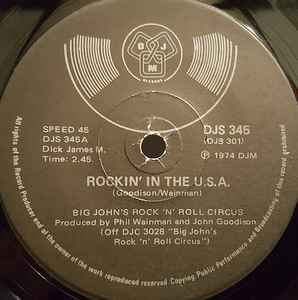 Big John's Rock 'N' Roll Circus - Rockin' In The Usa / Love album cover