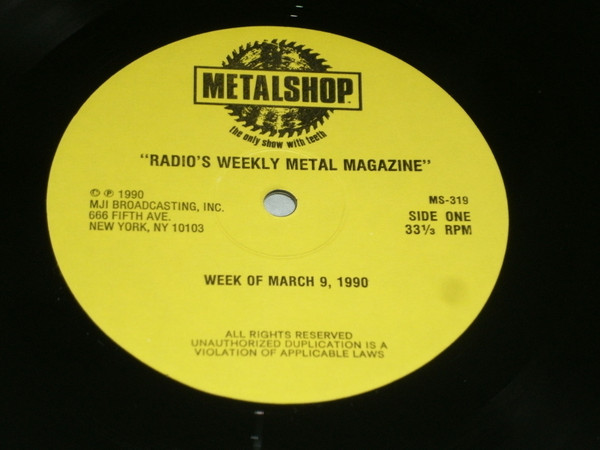 descargar álbum Various - Metalshop Radios Weekly Metal Magazine Week Of March 9 1990