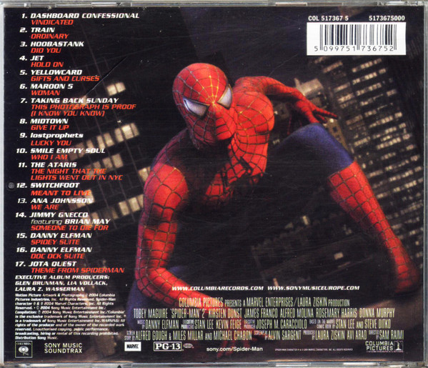 Spider-Man 2 (Music From And Inspired By) (2004, CD) - Discogs