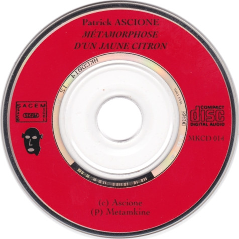 last ned album Patrick Ascione - Métamorphose DUn Jaune Citron