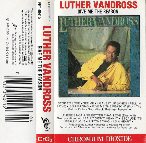 luther vandross songs in 1986