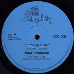 Paul Robinson - Come On Sister album cover