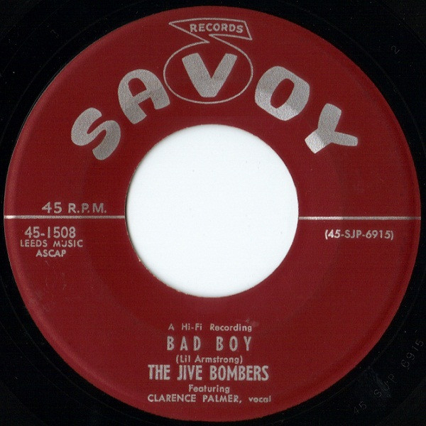 The Jive Bombers – Bad Boy (1956, Vinyl) - Discogs