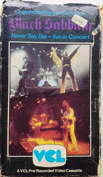 Black Sabbath – Never Say Die (Dolby Digital, DVD) - Discogs