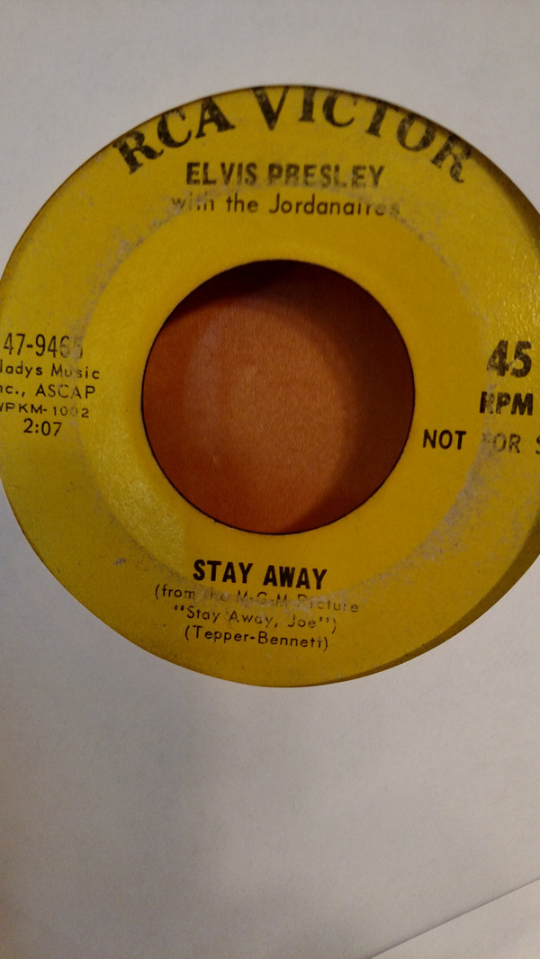 lataa albumi Elvis Presley With The Jordanaires - US Male Stay Away