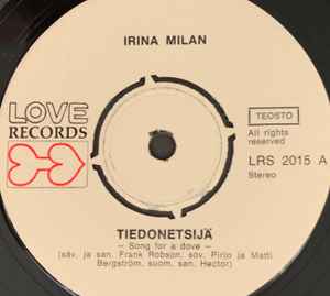 Irina Milan - Tiedonetsijä album cover