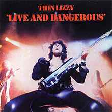 Thin Lizzy - Live And Dangerous album cover