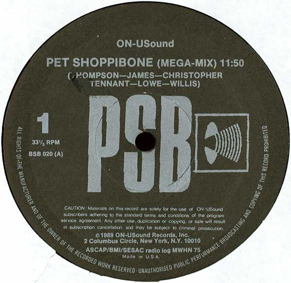 PSB - Pet Shoppibone (Mega-mix) / Device (Remix Megamix