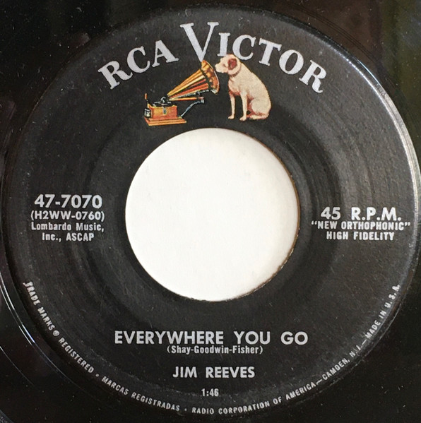 Jim Reeves - Everywhere You Go / Anna Marie | Releases | Discogs