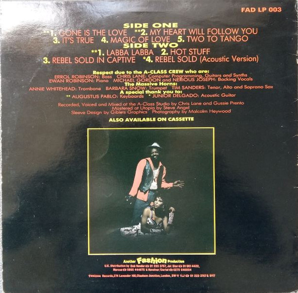 Junior Delgado – It Takes Two To Tango (1986, Vinyl) - Discogs