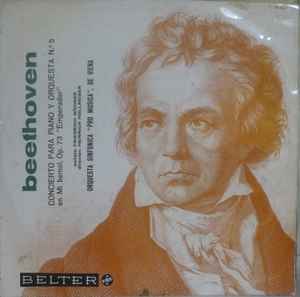 Ludwig van Beethoven - Concierto Para Piano Y Orquesta Nº 5 En Mi Bemol. Op. 73 "Emperador" album cover