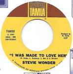 Cover of I Was Made To Love Her / Hold Me, 1967, Vinyl