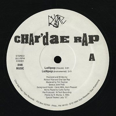 Char'Dae Rap - Lollipop | Releases | Discogs