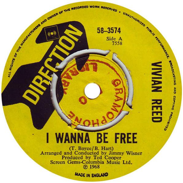 last ned album Vivian Reed - I Wanna Be Free Yours Until Tomorrow