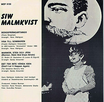 lataa albumi Siw Malmkvist, Sandy Alexanders Studioorkester - Bergsprängartango