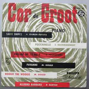 Cor De Groot - Piano album cover