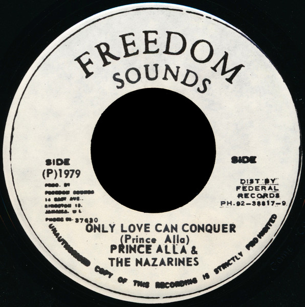 Prince Alla & The Nazarines – Only Love Can Conquer (1979, Vinyl 