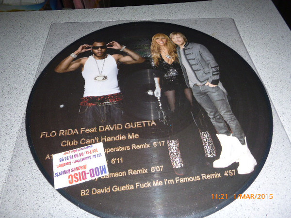 Flo Rida Feat. David Guetta – Club Can't Handle Me (2010, Vinyl) - Discogs