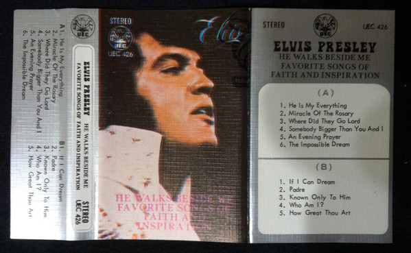 Elvis Presley – He Walks Beside Me, Favorite Songs Of Faith And Inspiration  (1978, Cassette) - Discogs