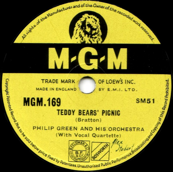 ladda ner album Philip Green And His Orchestra - Teddy Bears Picnic The Mosquitos Parade