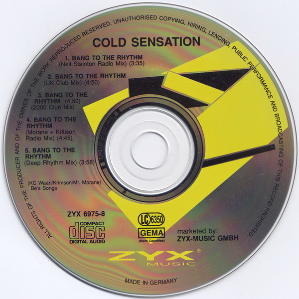 Cold Sensation - Bang To The Rhythm ! | Releases | Discogs