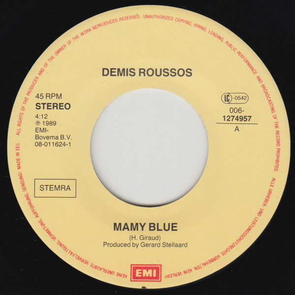 Album herunterladen Demis Roussos - Mamy Blue