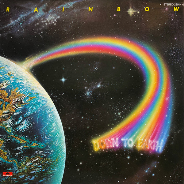 Обложка конверта виниловой пластинки Rainbow - Down To Earth