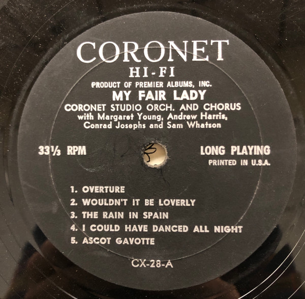 baixar álbum Coronet Studio Orchestra - My Fair Lady