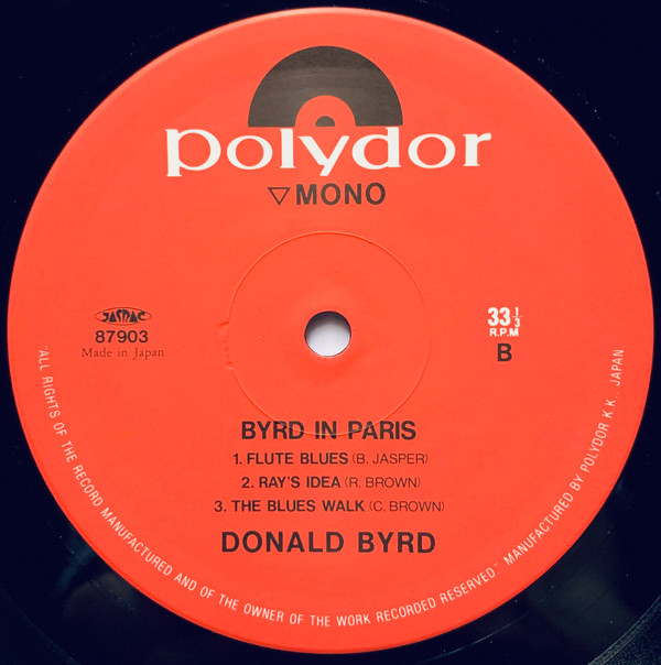 descargar álbum The Donald Byrd Quintet - Byrd In Paris