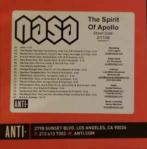 N.A.S.A. (4) - The Spirit Of Apollo album cover