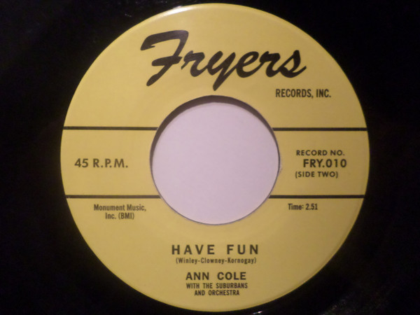 télécharger l'album Ann Cole - Each Day Have Fun