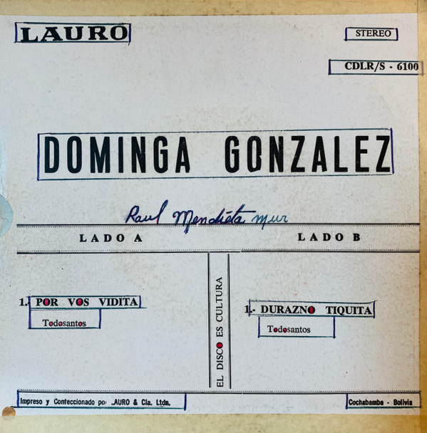 baixar álbum Dominga Gonzales - Todos Santos
