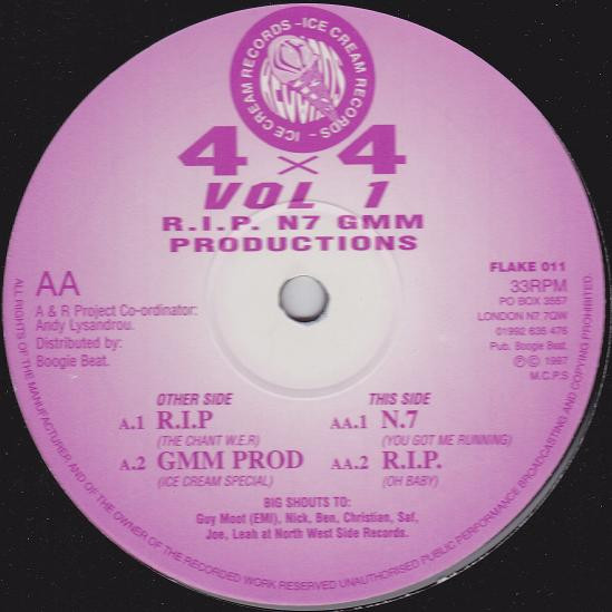 R.I.P. / N7 / GMM Productions – 4x4 Vol 1 (1997, Vinyl) - Discogs