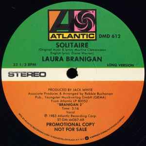 Laura Branigan – Branigan 2 (1983, Vinyl) - Discogs