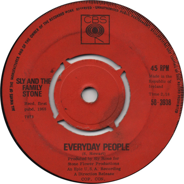 Everyday People Sly and the Family Stone Minimalist Song Lyrics Greatest  Hits of All Time 109 Jigsaw Puzzle by Design Turnpike - Instaprints