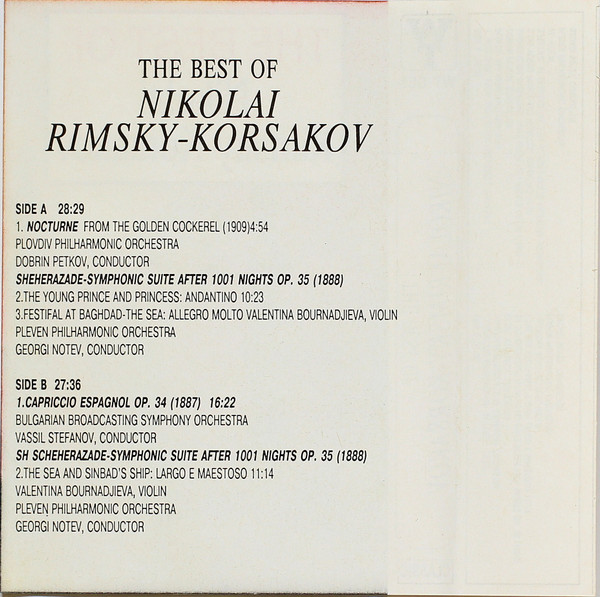 Album herunterladen Various - The Best Of Nikolai Rimsky Korsakov