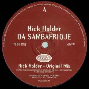 Nick Holder - Da Sambafrique album cover
