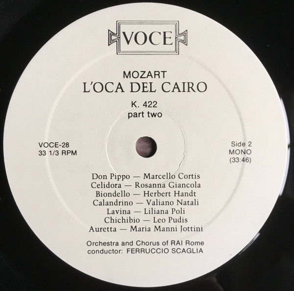 télécharger l'album Wolfgang Amadeus Mozart - LOca Del Cairo K 422