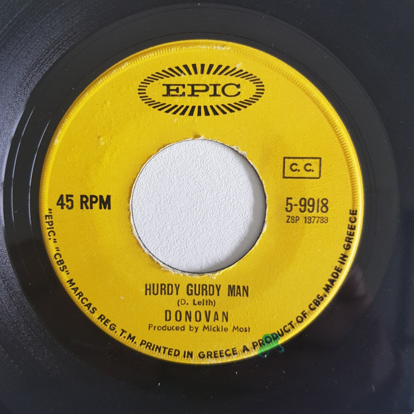 Donovan - Hurdy Gurdy Man | Releases | Discogs